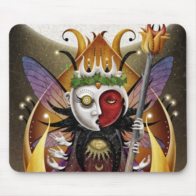 Six of Wands Mousepad (Front)