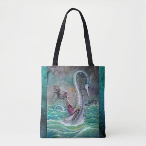 Six of Wands Tarot Fantasy Art by Molly Harrison Tote Bag