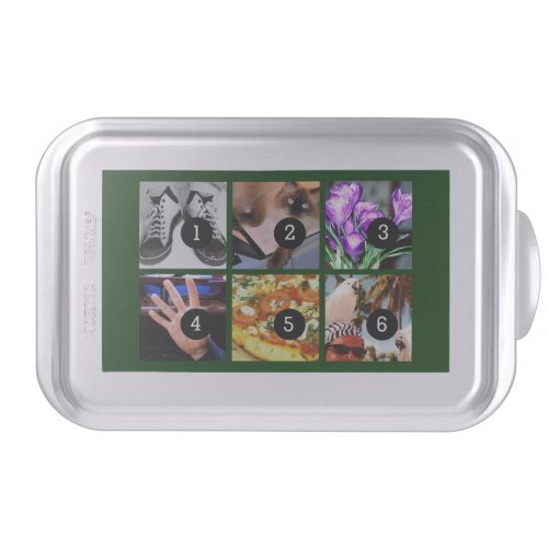 Six of Your Photos Make Your Own Expression Cake Pan
