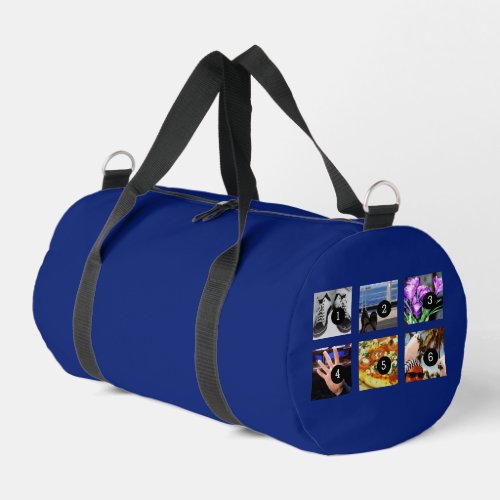 Six of Your Photos Make Your Own Momento Duffle Bag