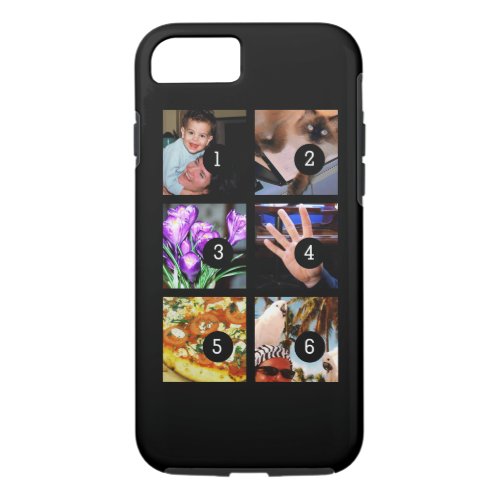Six of Your Photos to Make Your Own Original Black iPhone 87 Case