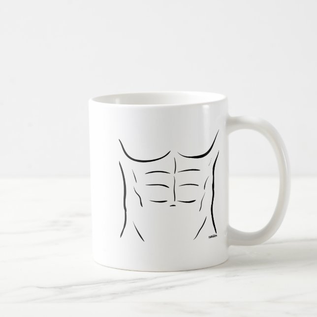 Six Pack Abs  Coffee Mug (Right)