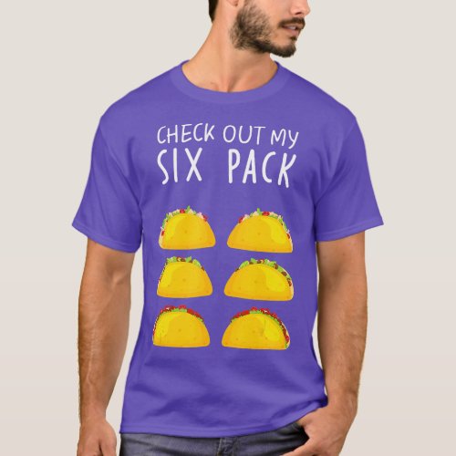 Six Pack Fitness Taco Funny Mexican Gym Top for Ta