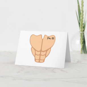 Six Pack I'm 85th Birthday Funny Men Card