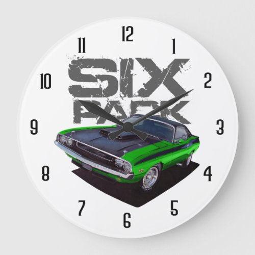 Six Pack Large Clock