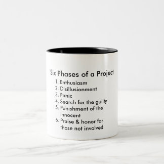 Six Phases of a Project Two-Tone Coffee Mug