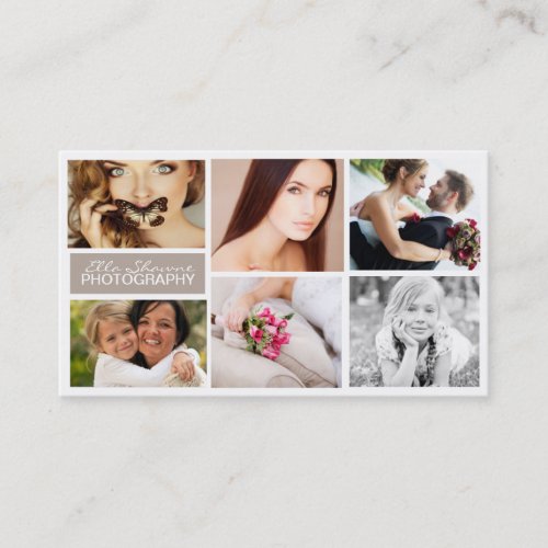 Six Pics Photo Business Card