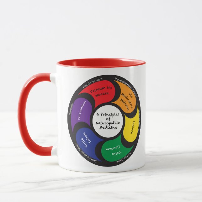 Six Principles of Naturopathic Medicine Mug (Left)