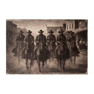 Six Riders at High Noon Acrylic Print