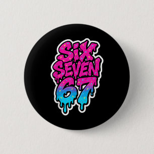 Six Seven 67 Bysebyll Ice Cream Drip Mason Meme Ki Button