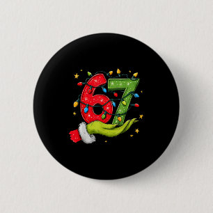 Six Seven 67 Christmas Lights Hand Signs Elf Light Button
