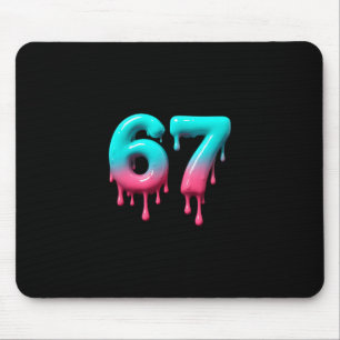 Six Seven 67 Meme For Gen Alpha Kids And Adults 6  Mouse Pad