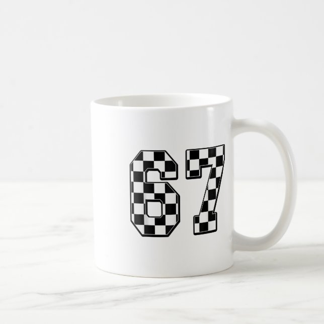 Six Seven 67 Meme Number 67  Coffee Mug (Right)