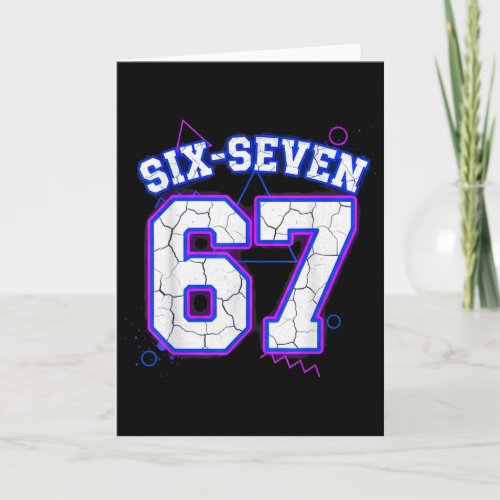 Six-seven 67 Retro Varsity Sports Jersey Team 67th