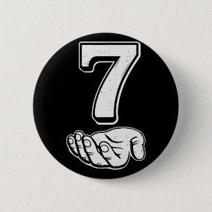 Six Seven 6 7 Meme Gen Alpha Slang 6 7 Hands Coupl Button