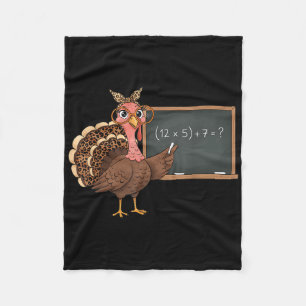 Six Seven 6 7 Meme Number 67 Turkey Thanksgiving T Fleece Blanket