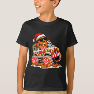 Six Seven 6 7 Monster Truck Gingerbread Man Christ T-Shirt
