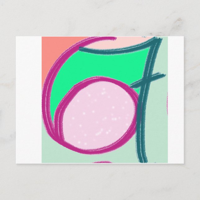 Six Seven Birthday Invitation Postcard (Front)