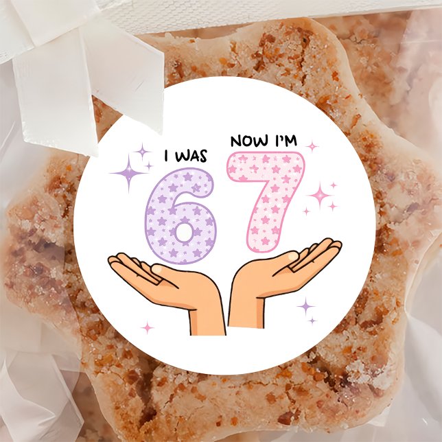 Six Seven Birthday Sticker (Creator Uploaded)