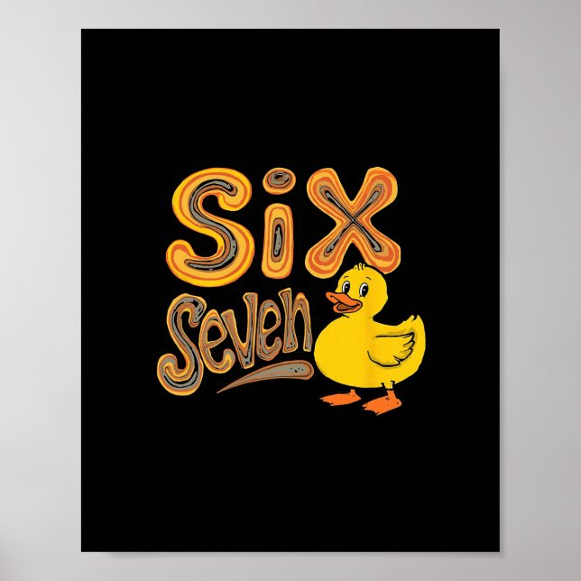 Six Seven Cruise Duck Meme Whatever Answer All Que Poster (Front)