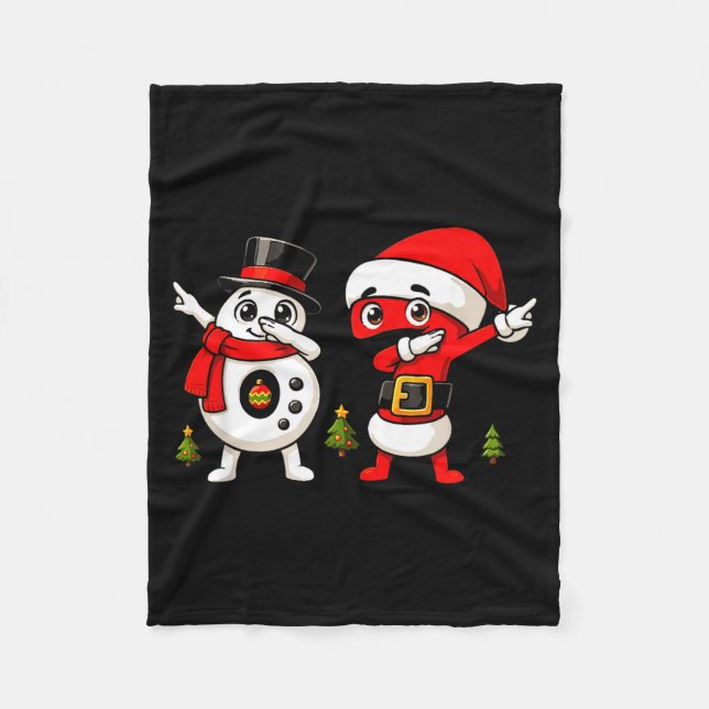 Six Seven Dabbing Cool Meme 67 Funny Dab Number  Fleece Blanket (Front)