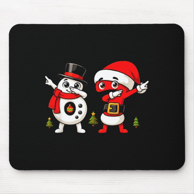 Six Seven Dabbing Cool Meme 67 Funny Dab Number  Mouse Pad (Front)