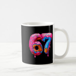 Six Seven Donut Ice Cream Drip Cool Meme Funny 67  Coffee Mug