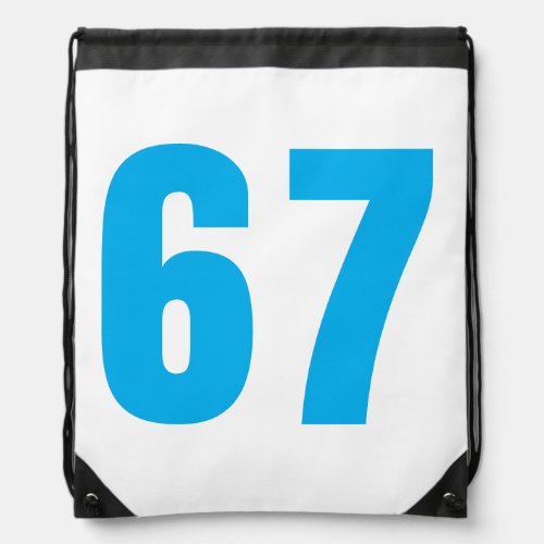 Six Seven Drawstring Bag