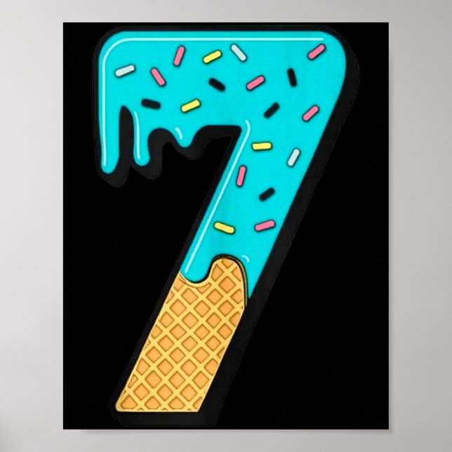 Six Seven Ice Cream 67 Fun Mason Meme Easy Hallowe Poster (Front)