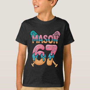 Six Seven Ice Cream Drip Sport 67 Fun Mason Meme _ T-Shirt