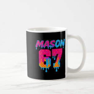 Six Seven Ice Cream Drip Srt 67 Mason Meme Coffee Mug