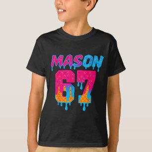 Six Seven Ice Cream Drip Srt 67 Mason Meme T-Shirt