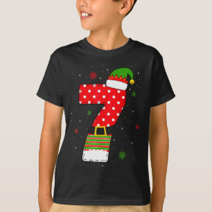 Six Seven Matching 67 Christmas Elf Hat Meme Gen A T-Shirt