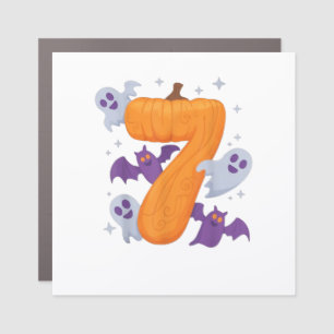 Six Seven Meme 6 7 Halloween Costume Couple Car Magnet
