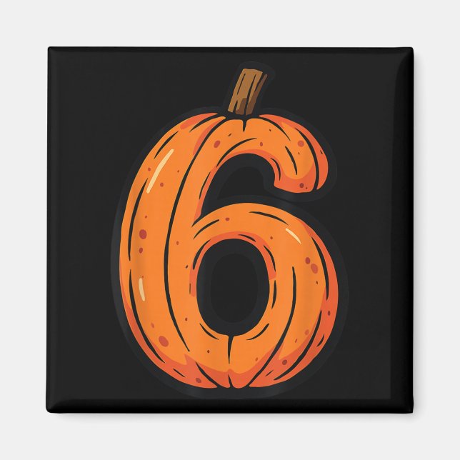 Six Seven Meme 6 7 Halloween Funny Costume Matchin Magnet (Front)