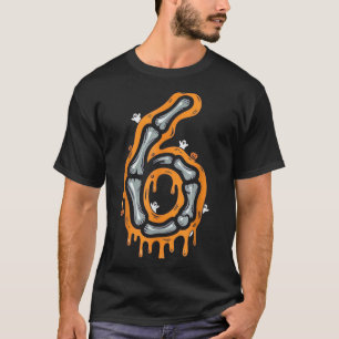 Six Seven Meme 6 7 Skeleton Halloween Costume Coup T-Shirt