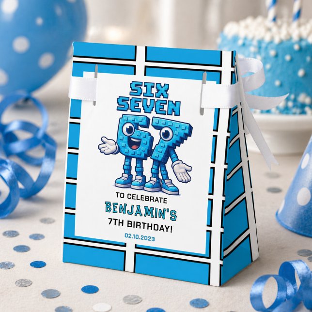 Six Seven Meme 7th Birthday | Funny Trendy Favor Boxes (Six Seven Meme 7th Birthday | Funny Trendy Favor Boxes
)