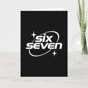 Six Seven Meme Cool Y2k 67 Gen Alpha Slang Card