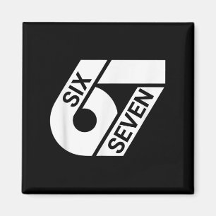Six Seven Meme Funny  Magnet