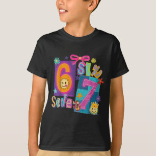 Six Seven Meme Number 67 Player Or 67th Birthday G T-Shirt