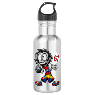 Six seven! Meme Stainless Steel Water Bottle