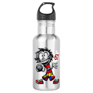 Six seven! Meme Stainless Steel Water Bottle
