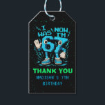 Six Seven Pixel Meme Kids 7th Birthday Gift Tags<br><div class="desc">Six Seven Pixel Meme Kids 7th Birthday Gift Tags</div>