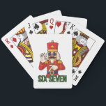 Six Seven Snowman Christmas Nutcracker 6 7 Xmas  Poker Cards<br><div class="desc">Nutcracker Six Seven,  67 Nutcracker Meme,  Brainrot Nutcracker,  Gen Alpha Christmas,  Funny Nutcracker Shirt,  Six Seven Holiday,  Viral Nutcracker,  Christmas Brainrot Humor,  Trendy Nutcracker Quote,  Gen Alpha Nutcracker,  Math Brainrot Christmas,  Nutty Six Seven,  Soldier 67 Meme,  Holiday Inside Joke,  Kids Christmas Meme</div>