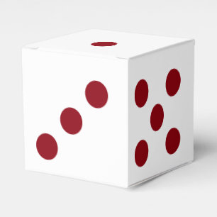 Six-Sided Die Dice Favor Box or Decoration