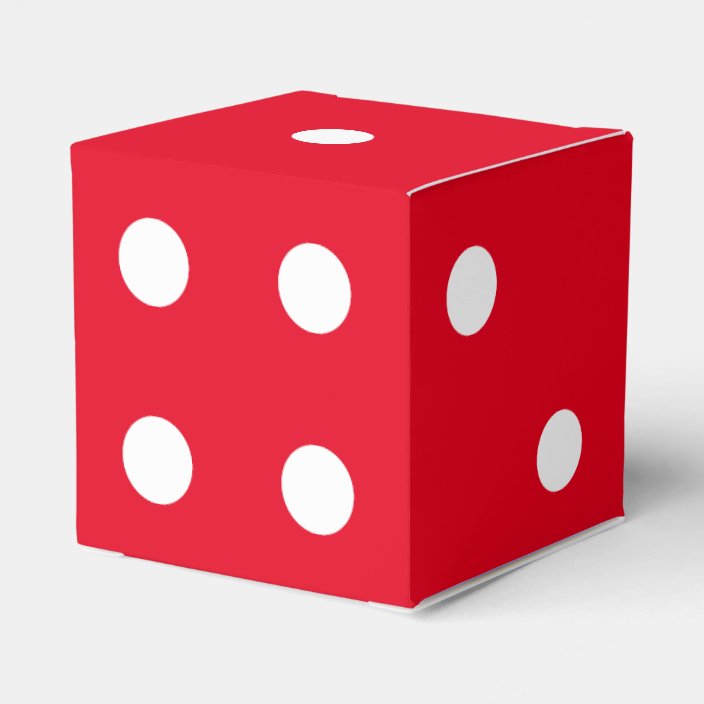 SixSided Die Dice Favor Box or Decoration
