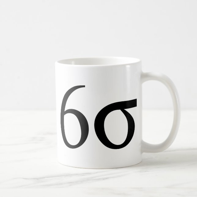 Six Sigma (Lean Six Sigma) Coffee Mug (Right)