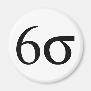 Six Sigma (Lean Six Sigma) Magnet