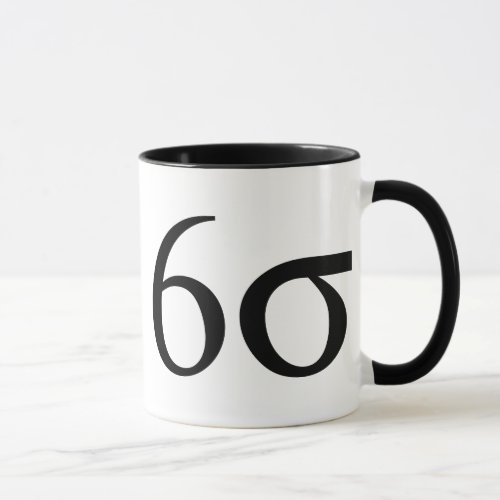 Six Sigma Lean Six Sigma Mug