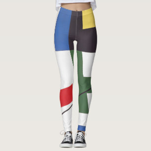 Six Spaces with Crosses Sophie Taeuber-Arp Leggings